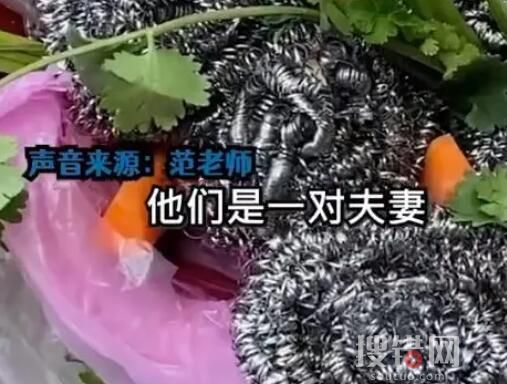 食堂大爷送大妈钢丝球玫瑰花 到底是什么情况?