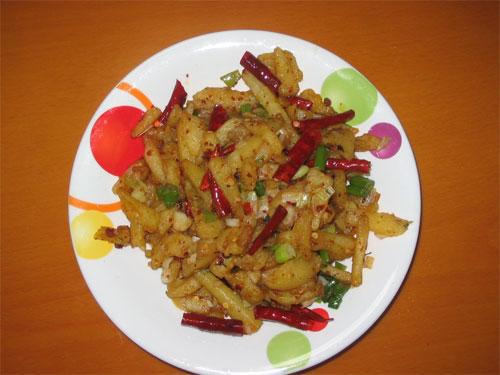 芦荟炒肉丝 芦荟炒肉丝