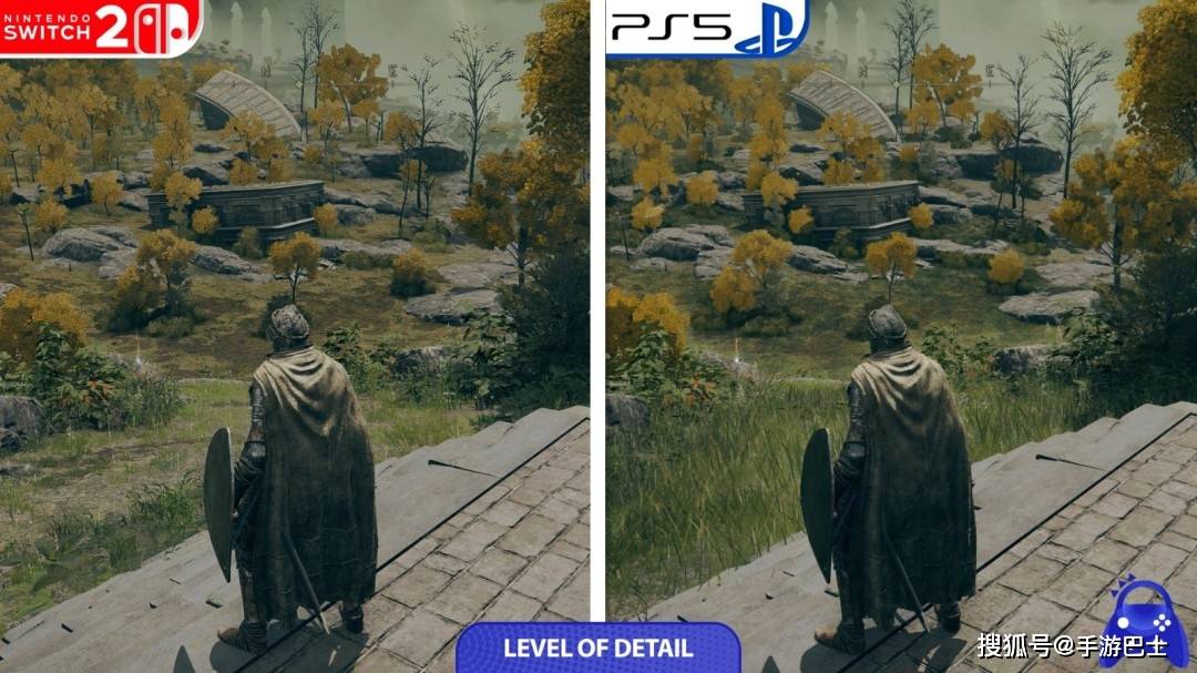 FS社神了！ 《艾尔登法环》NS2版与PS5版画质相差无几