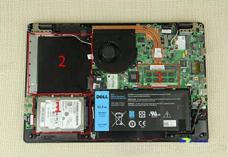 戴尔成就143400拆机 dell笔记本成就14拆机-图2
