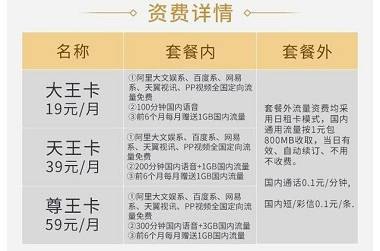 大王卡套餐介绍19元「大王卡套餐介绍19元无限流量」-图3