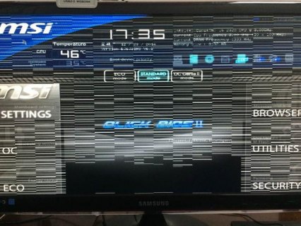 微星主板启动花屏 微星笔记本开机花屏-图2