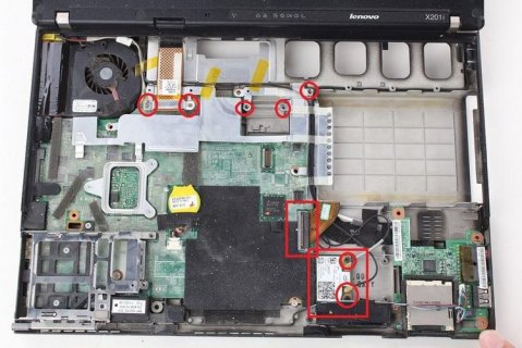 thinkpadx201风扇更换-图2