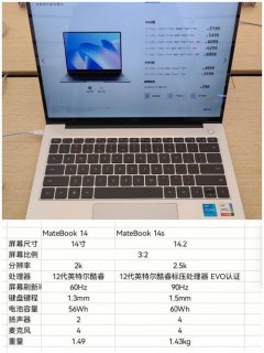 华为本笔记本尺寸_华为笔记本尺寸对比一览图-图2