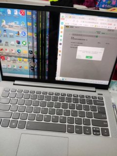 联想笔记本屏坏了图片-图2