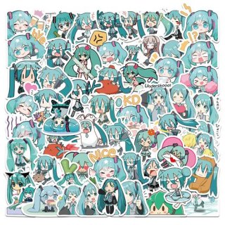  笔记本贴纸初音「笔记本贴纸视频教程」-图2
