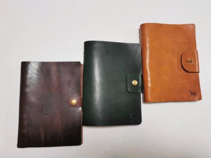 真皮笔记本定做 笔记本diy本皮-图1