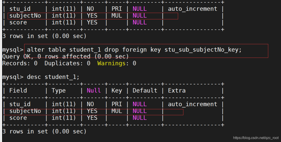 如何在MySQL数据库中使用DDL语句创建外键约束？