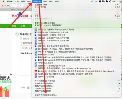 删除苹果笔记本预览记录-图1
