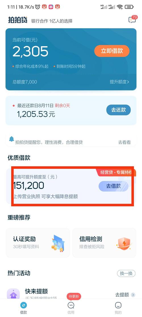 拍拍贷平台每天的最低借款额度是多少？