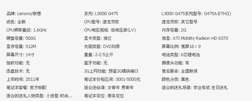 联想笔记本g475gx,联想笔记本g475gx参数 -图1