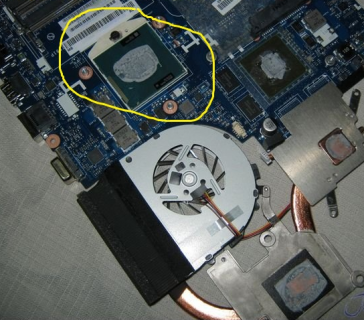 笔记本cpu位置,笔记本cpu位置图片 -图1
