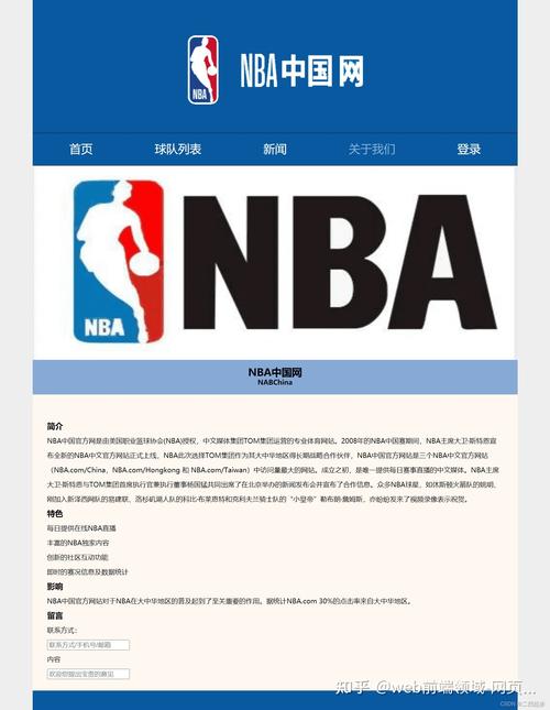 如何制作一个专业的NBA新闻网站？