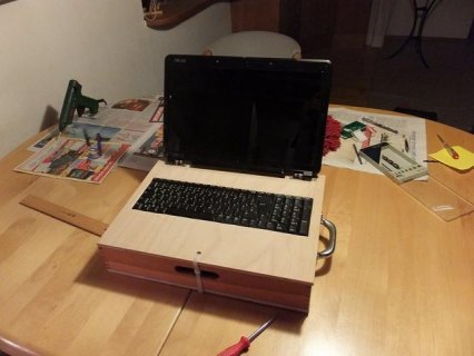 木板自制笔记本电脑怎么做-图2