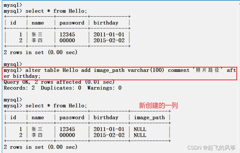 如何在MySQL中更改数据库表列的数据类型？