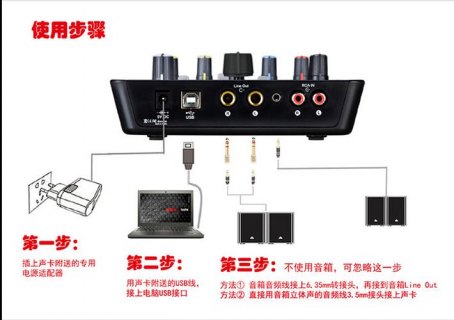  笔记本外置声卡安装图「笔记本外接内置声卡」-图1