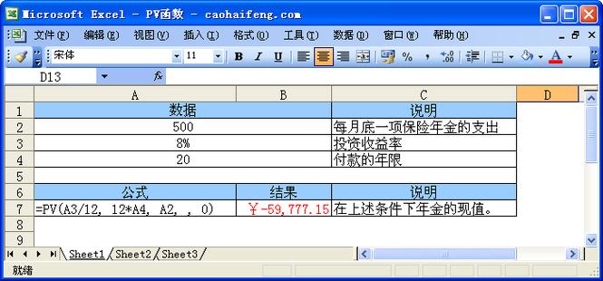 excel的pv函数究竟能做什么？