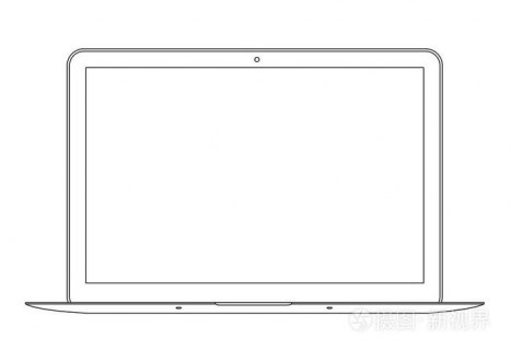 笔记本电脑平面图（笔记本电脑平面设计）-图1