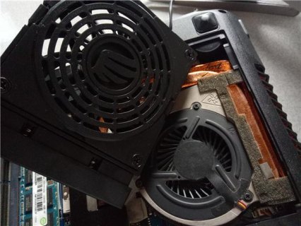 自制笔记本光驱位风扇,笔记本光驱改装风扇 -图1