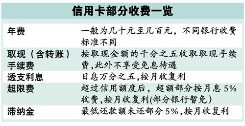 透支卡使用成本解析，手续费究竟有多高？