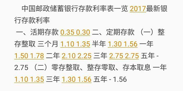 如何计算存入一万元一年后的银行利息收益？