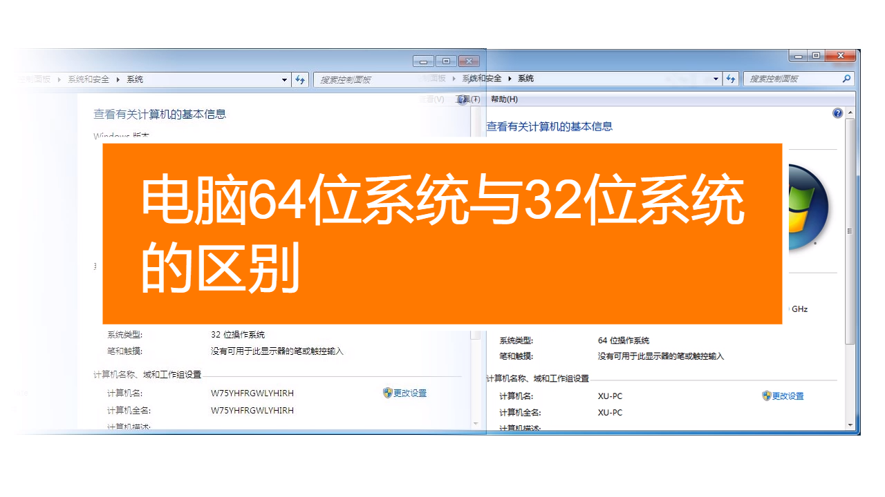 windows7 32位和64位的区别_工抵车位与正常车位区别_非私营单位和私营单位区别