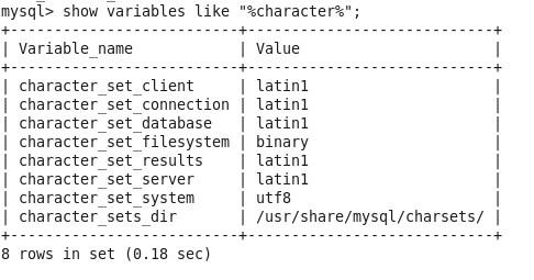如何更改MySQL数据库的编码设置？