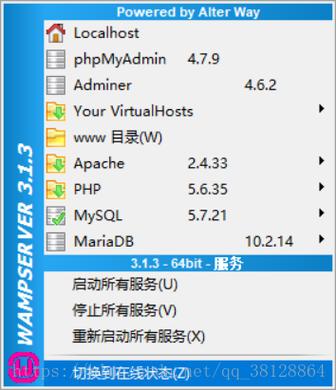 What is the term for an offline server in English?