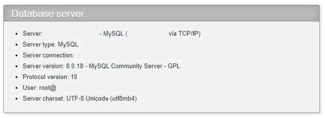 如何查看MySQL数据库服务器的详细设置信息？