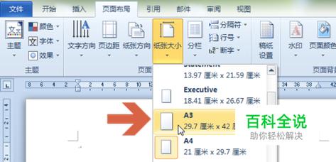 Word 2010中缺少了哪些纸张选项？