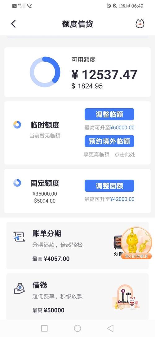 招商银行信用卡提现额度是多少？