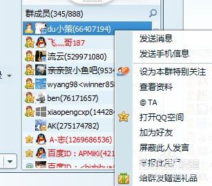 QQ群中特别关注功能的具体用途是什么？