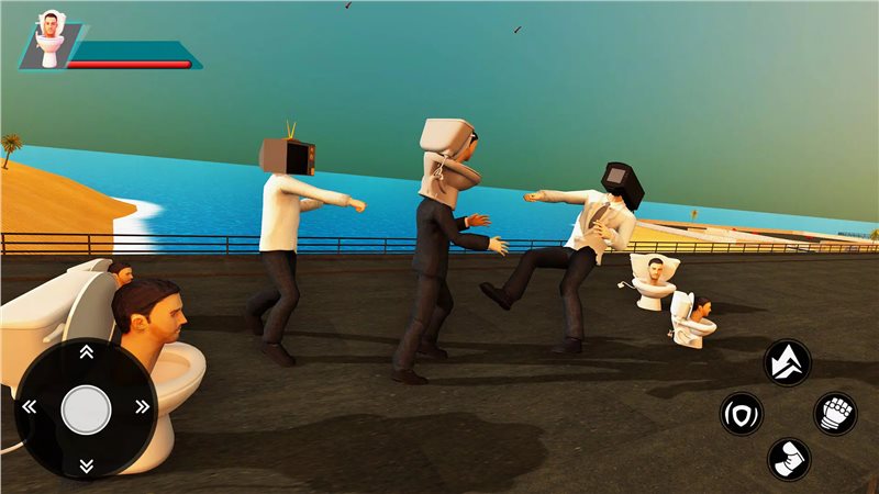 厕所格斗(Toilet Fighting Toilet Games)