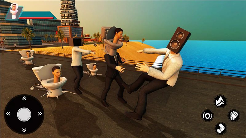 厕所格斗(Toilet Fighting Toilet Games)