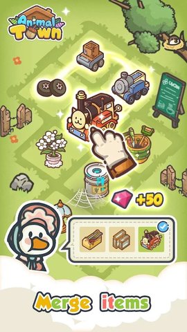 动物城合并(Animal Town - Merge Game)