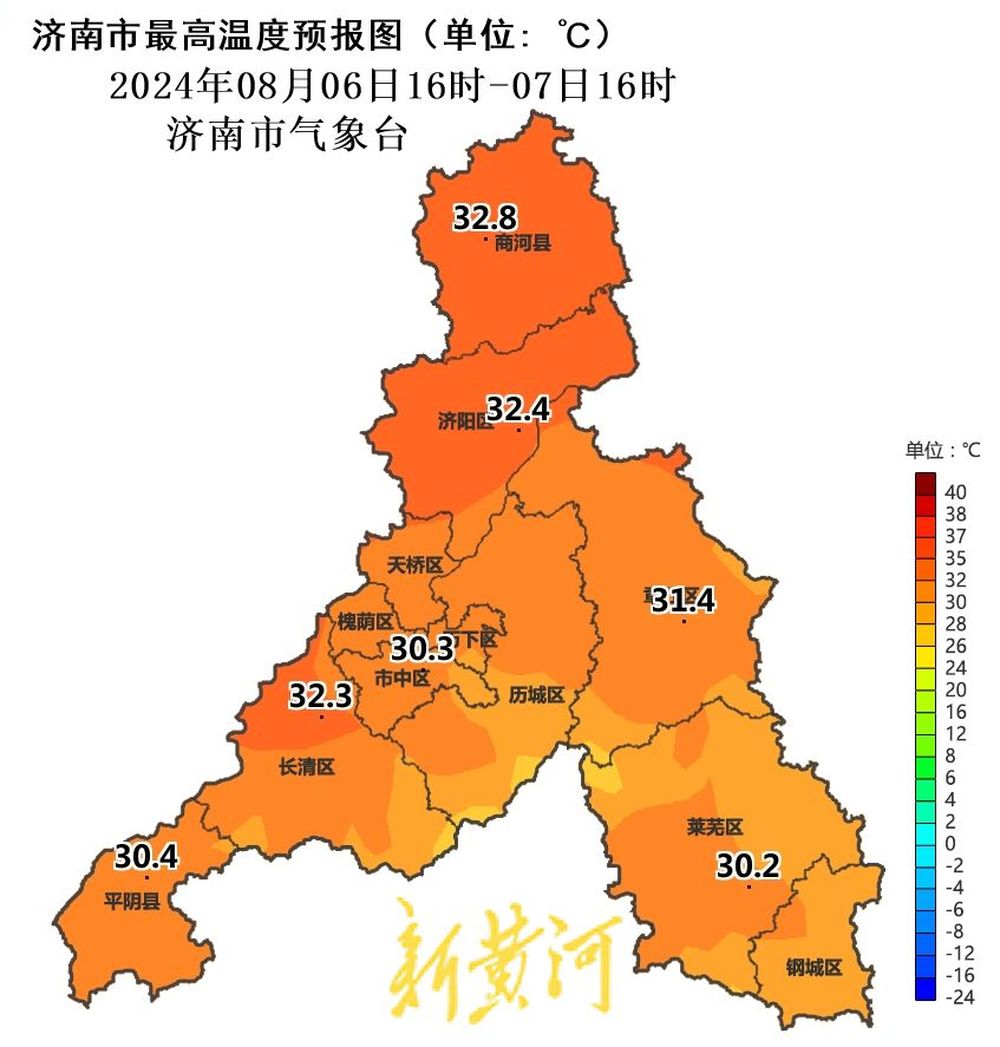 济南明天最高温32℃，7～10日降雨较频繁