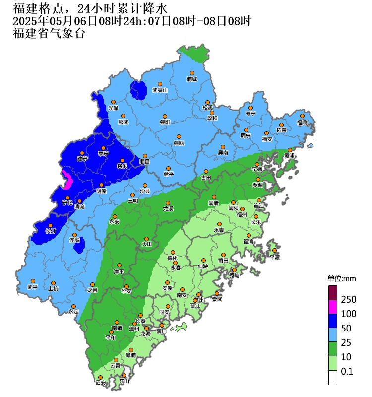 本周雷雨频繁，7~9日福建有强降雨过程