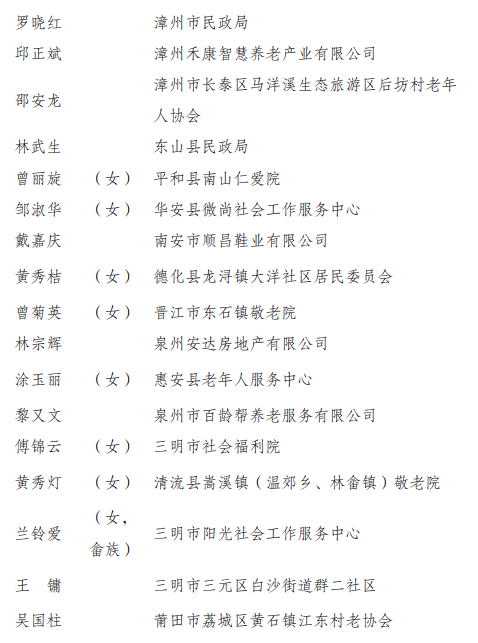 公示中！福建这些集体和个人拟获全国荣誉
