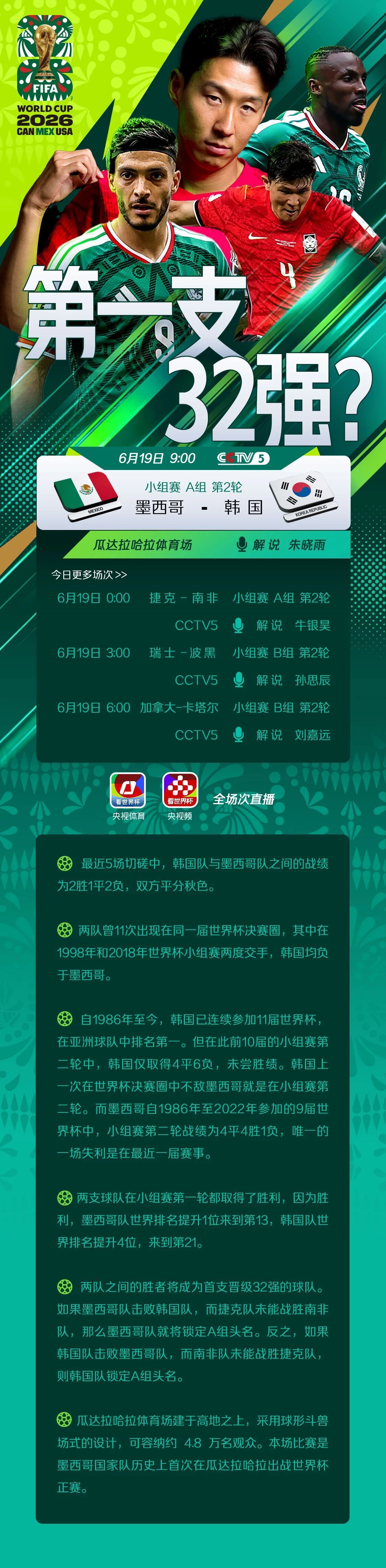 世界杯午报丨小组赛首轮收官战 哥伦比亚3-1战胜乌兹别克斯坦