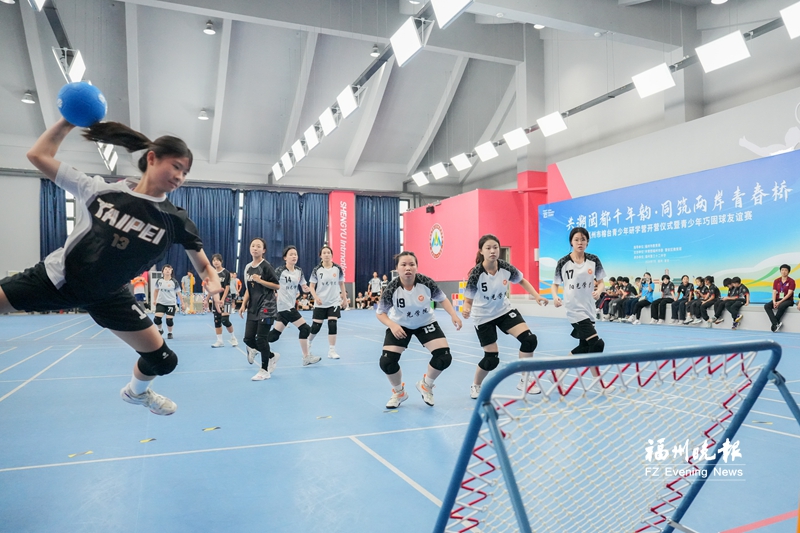 榕台青少年研学营开幕 开营首日两岸学子球场竞技 榕台青少年研学营开幕 开营首日两岸学子球场竞技