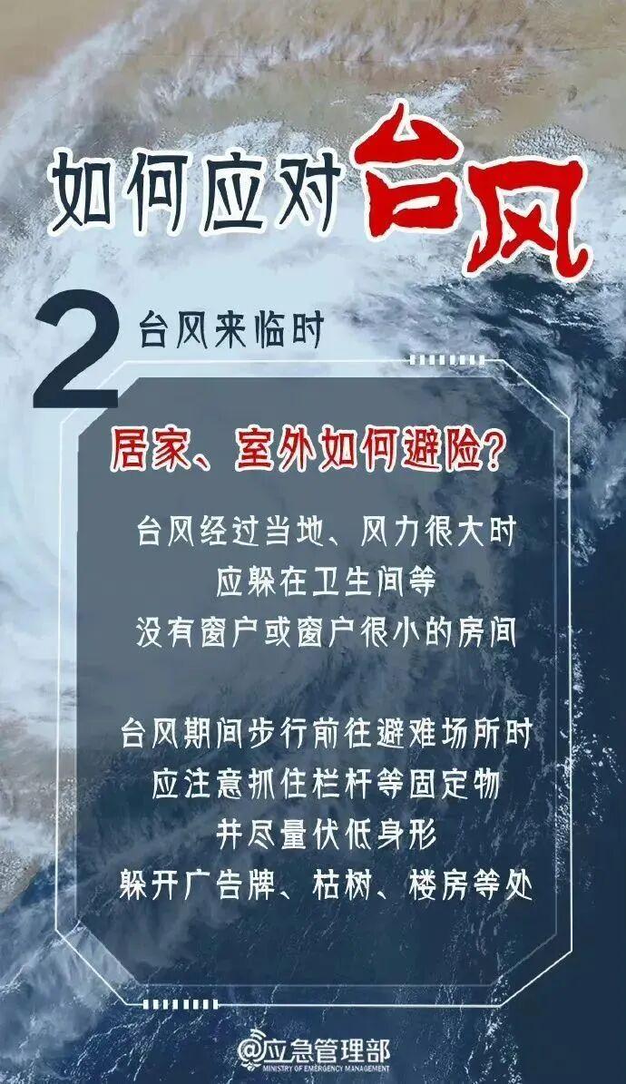 福建省防指启动防台风四级应急响应