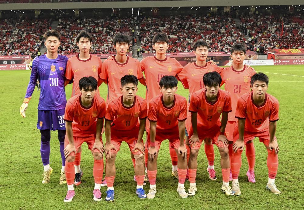 中国U17男足战胜阿森纳U17男足