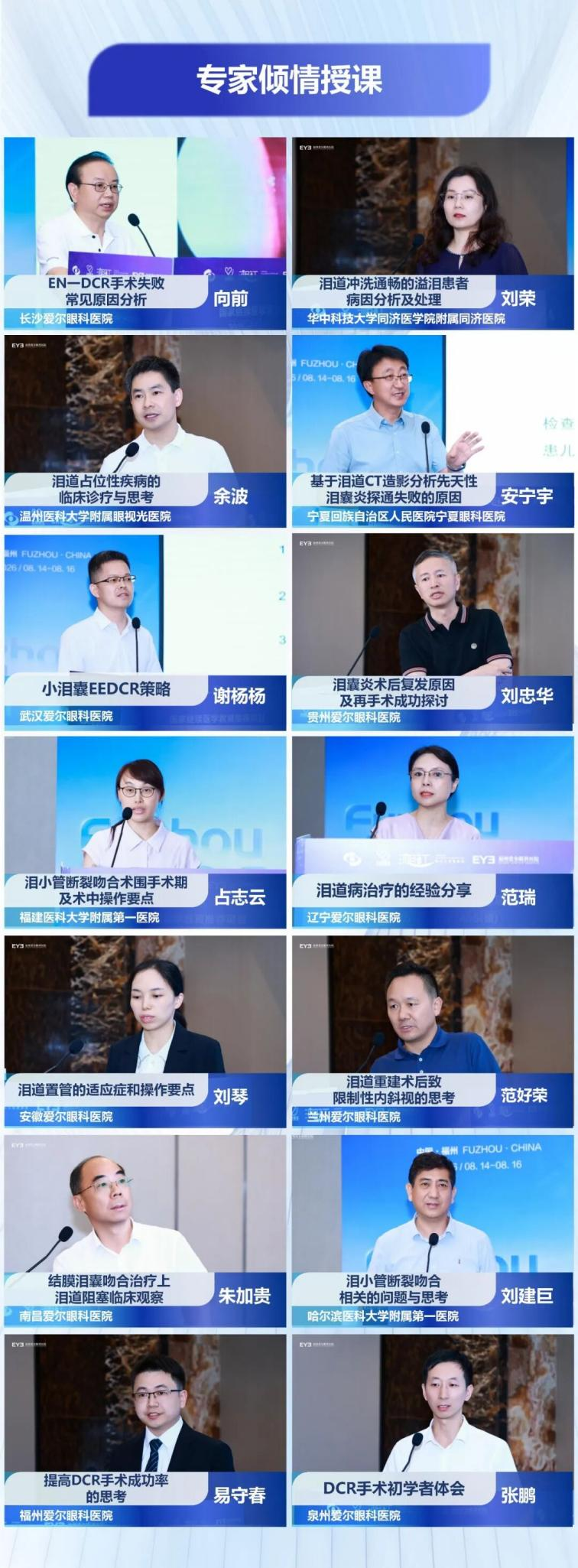 国家级继教项目“第五届闽江泪道眼眶眼整形学习班”举办
