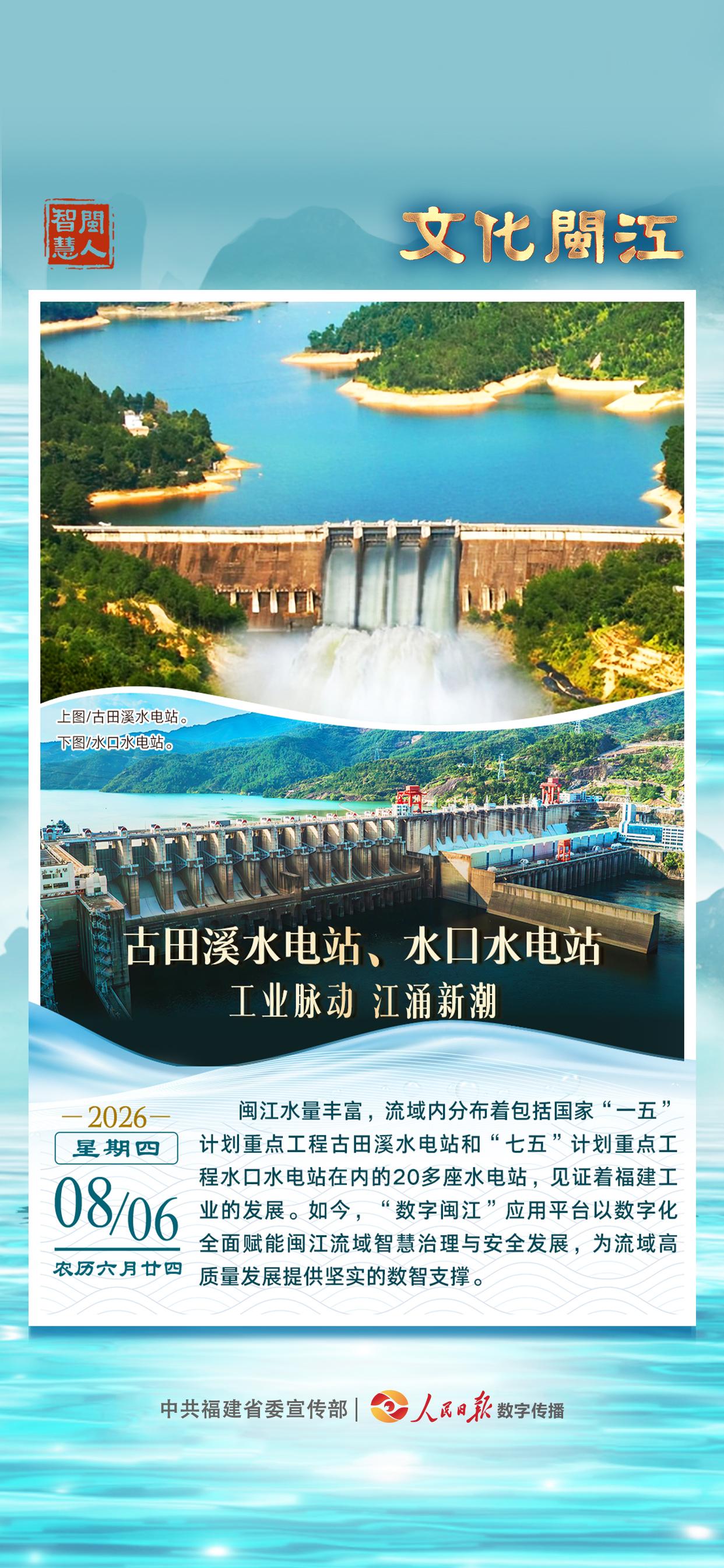 闽人智慧 | 古田溪水电站、水口水电站：工业脉动 江涌新潮