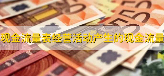 现金流量表经营活动产生的现金流量，什么是净现金流