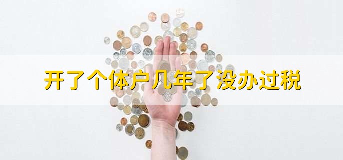 开了个体户几年了没办过税，有以下五点