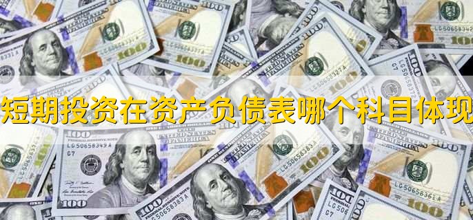 短期投资在资产负债表哪个科目体现，流动资产科目