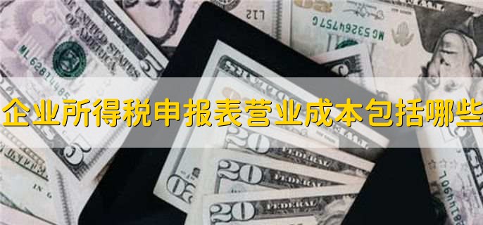 企业所得税申报表营业成本包括哪些,有以下八点