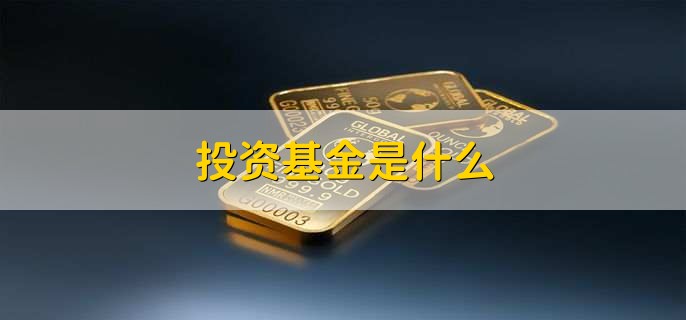 投资基金是什么,由用户资金组成的共同基金