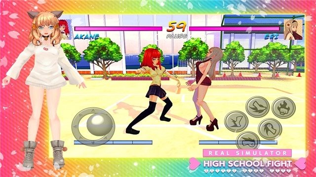 高中女生战斗模拟器破解版下载-高中女生战斗模拟器去广告下载